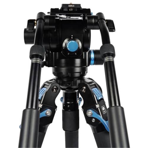 Sirui SVT75 + SVH15 Lite Rapid Professional Video Carbon Fibre Tripod Kit - Image 12