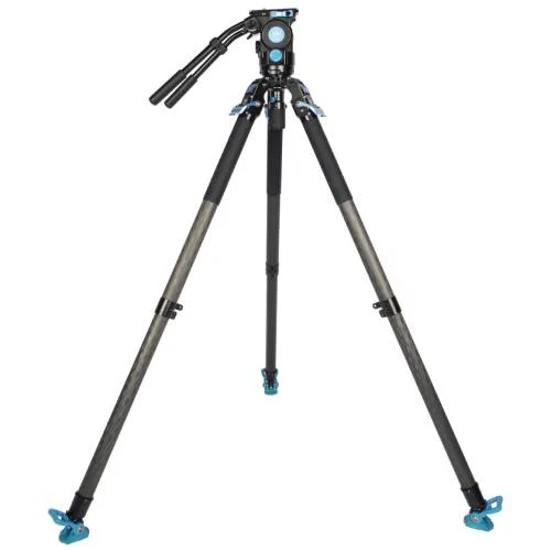 Sirui SVT75 + SVH15 Lite Rapid Professional Video Carbon Fibre Tripod Kit - Image 2