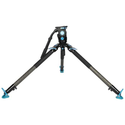 Sirui SVT75 + SVH15 Lite Rapid Professional Video Carbon Fibre Tripod Kit - Image 5