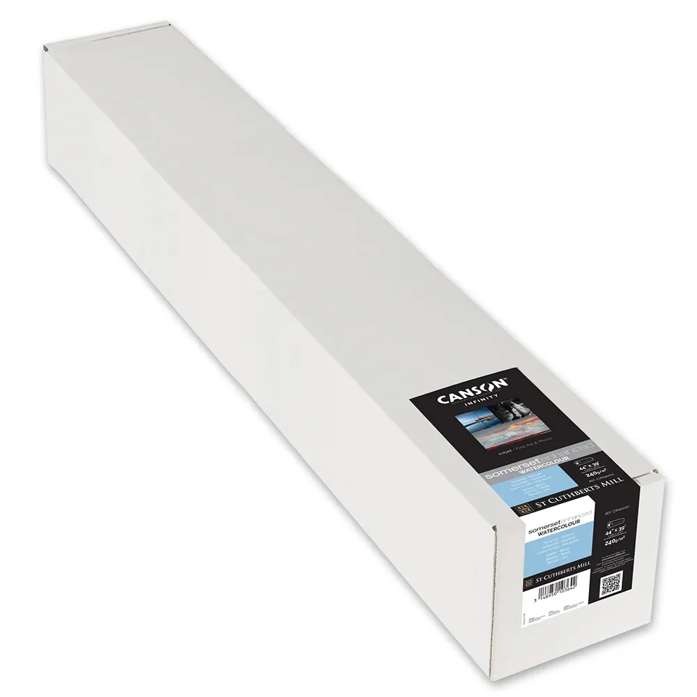 Somerset Enhanced W/Colour Rag 240gsm 1118mm X 12m Roll