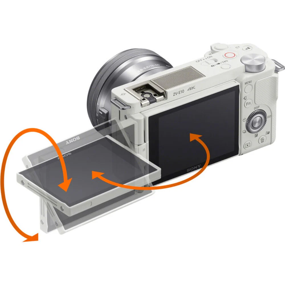 Sony ZV-E10 (White) with E PZ 10-20mm f/4 G Lens - Image 10
