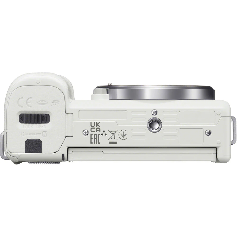 Sony ZV-E10 (White) with Sony ZV-E10 II (White) and FE 16-35mm F4 PZ G Lens - Image 7