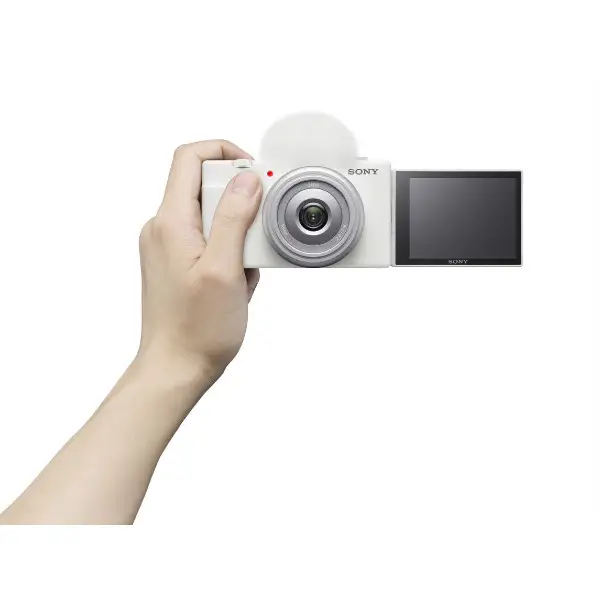 Sony ZV1FW 20mm Vlog Camera with Directional Mic White - Image 3