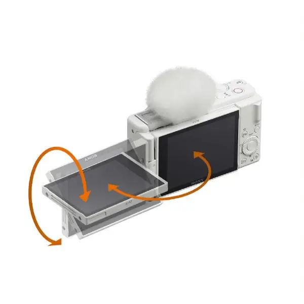 Sony ZV1FW 20mm Vlog Camera with Directional Mic White - Image 5