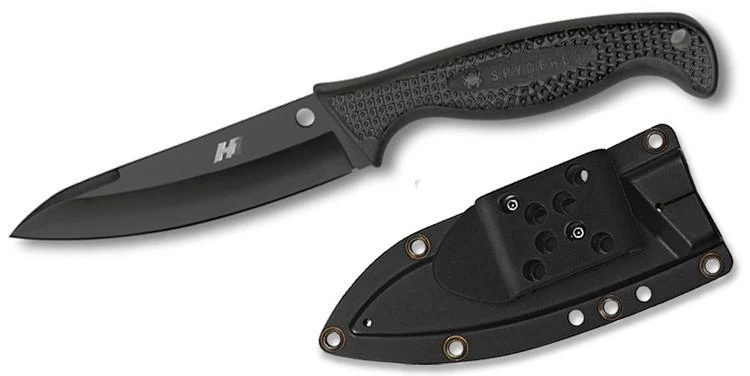 Spyderco Aqua Salt Lightweight Black Plain Black Blade