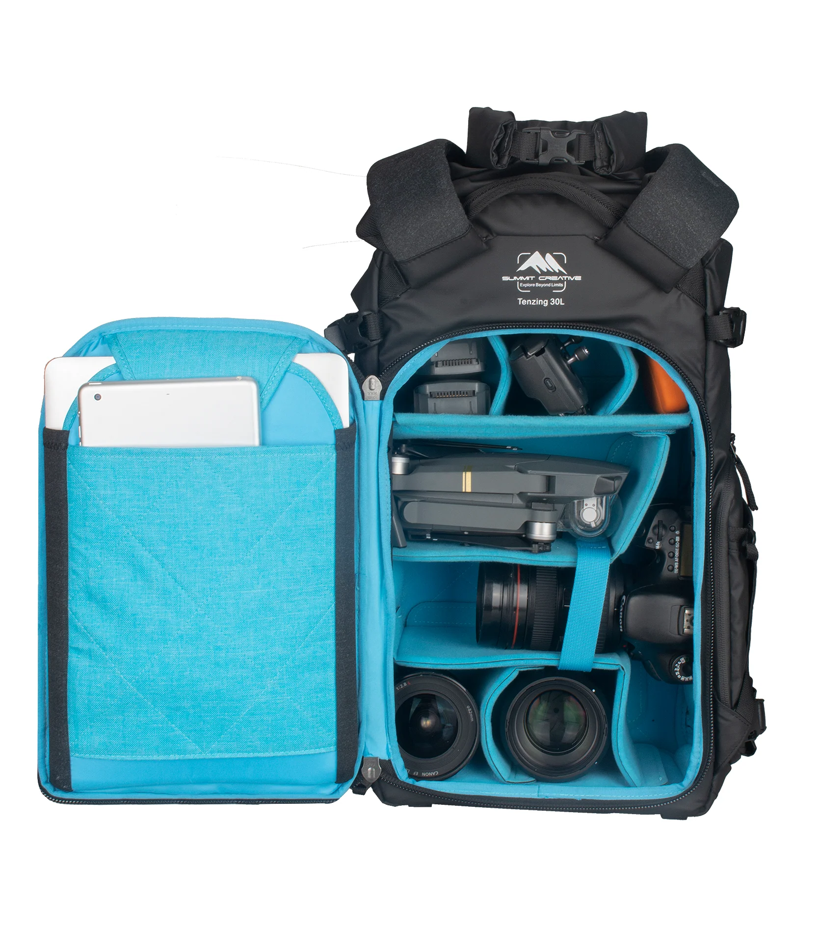 Summit Creative Medium Rolltop Camera Backpack Tenzing 30L - Image 12