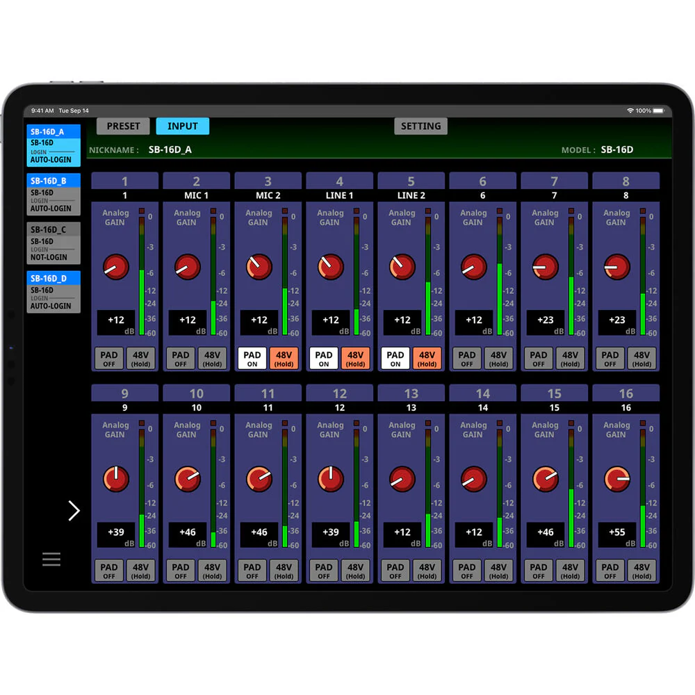 Tascam 16x16 Dante Stage Box and Audio Interface - Image 6