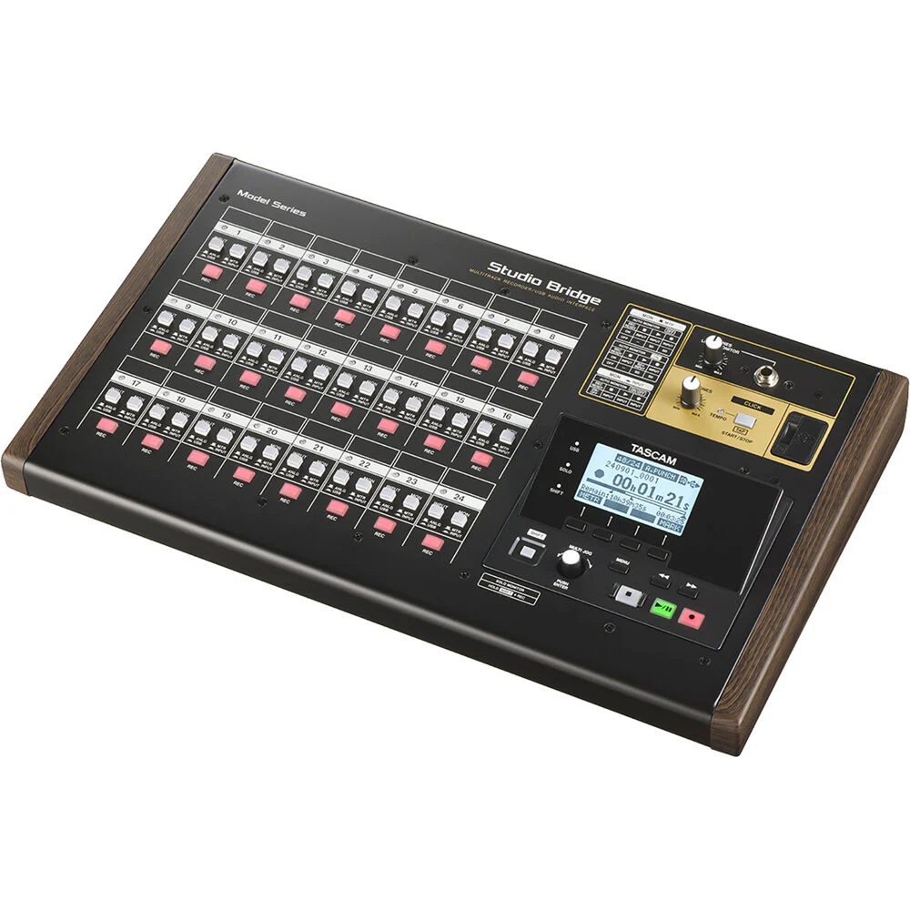 Tascam 24-Track Recorder and USB-B Audio/MIDI Interface - Image 2