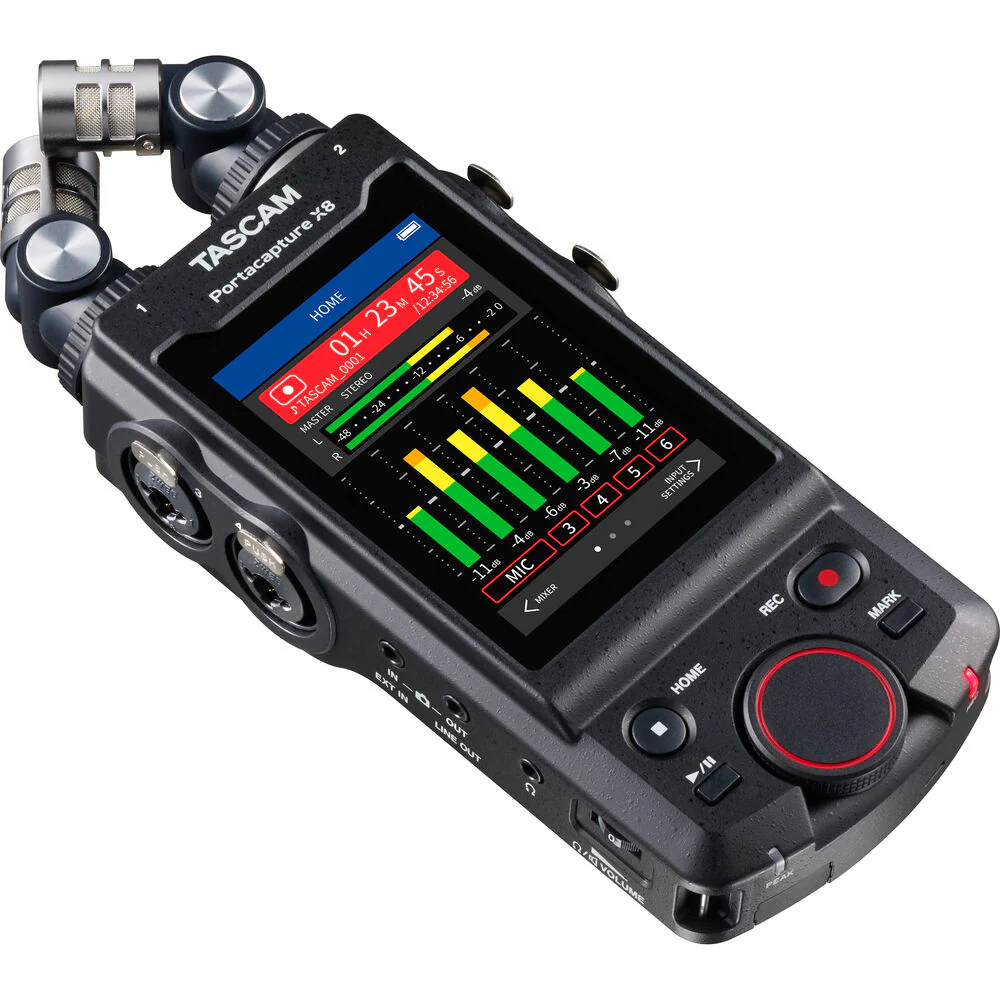 Tascam 32-Bit Float 8-Channel Multitrack Field Recorder - Image 6