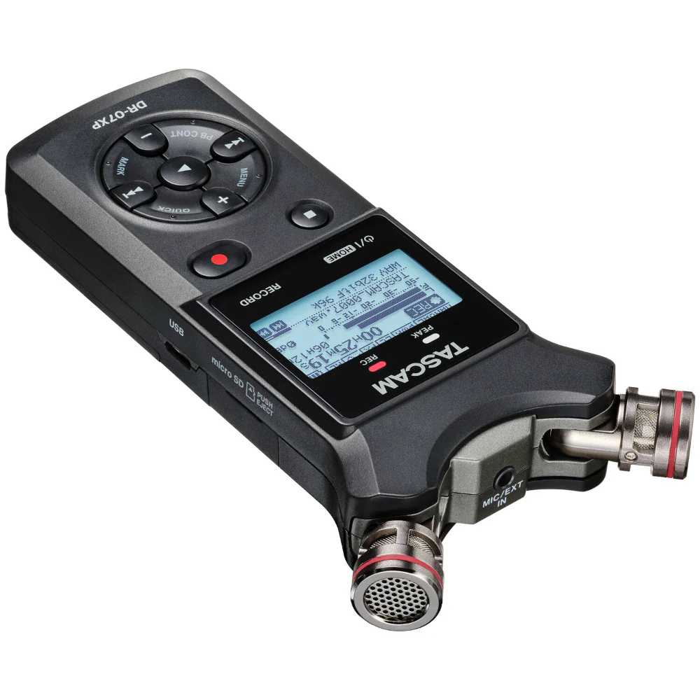 Tascam DR-07XP 2-Channel 32-Bit Float Portable Audio Recorder - Image 4