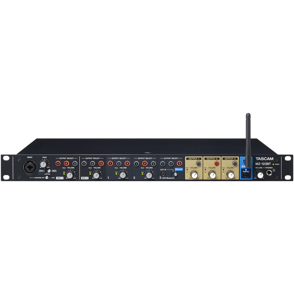 Tascam Multi-Zone Audio Mixer with Bluetooth - Image 2