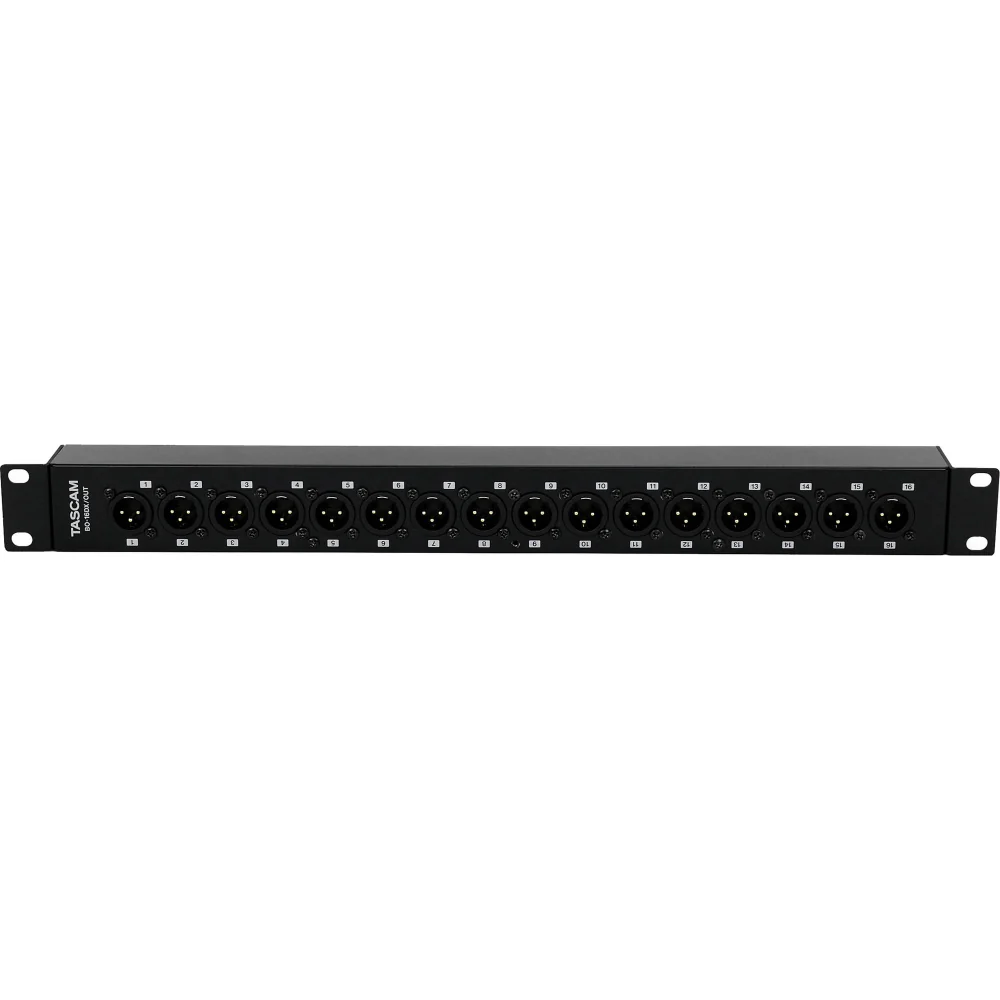 Tascam Rackmount 16-Channel DB25 to XLR Male Adapter
