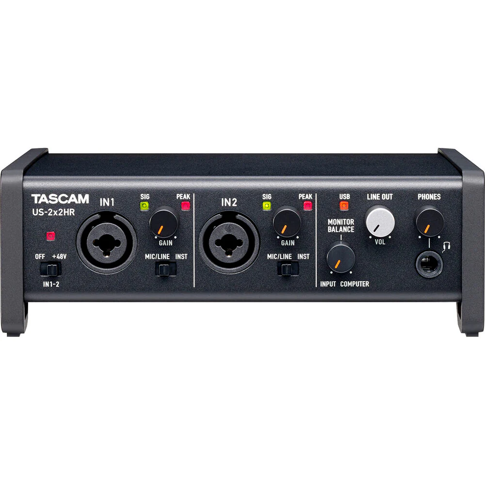 Tascam US-2x2HR USB-C Audio/MIDI Interface - Image 2