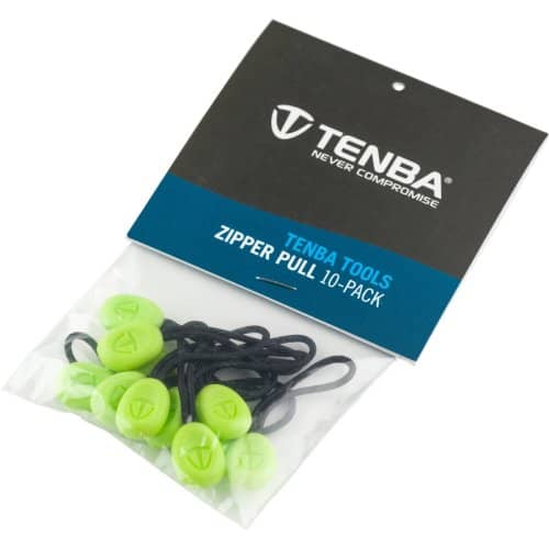 Tenba Tools Zipper Pulls - Pack of 10 - Lime - Image 3