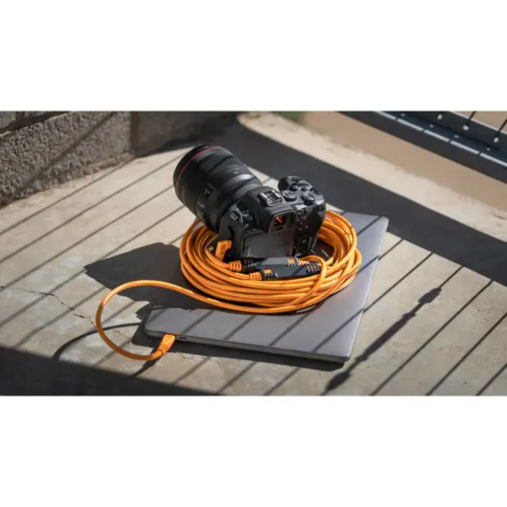 Tether Pro 9.4m USB-C/USB-C Straight to Right - Image 6