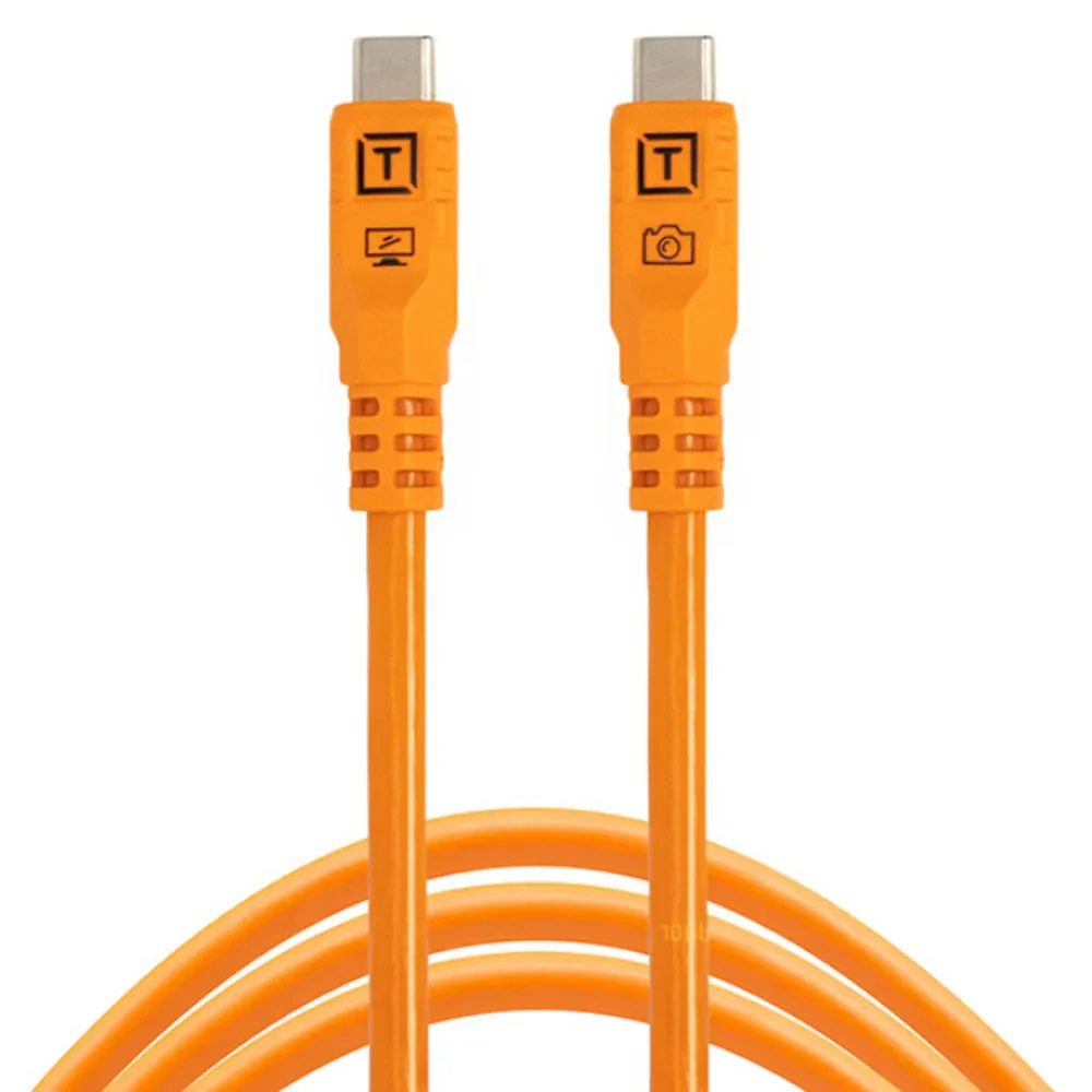 Tether Tools TetherPro Optima 10G Small Mobile Kit 1.8m Straight to Straight (Orange) - Image 2