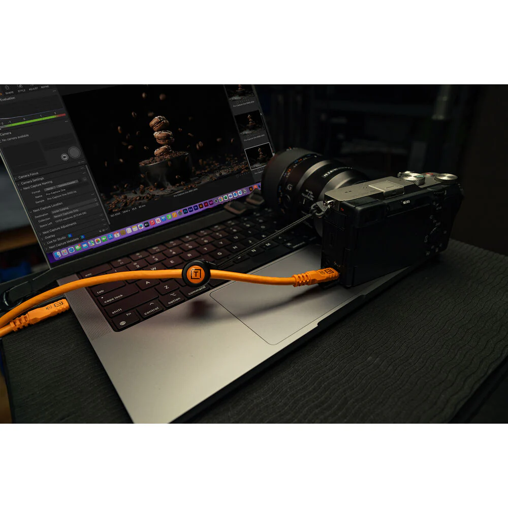 Tether Tools TetherPro Optima 10G USB-C 1.8m Straight to Straight - Orange - Image 6