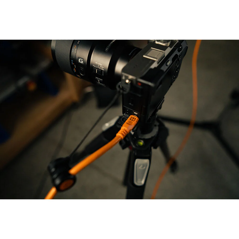 Tether Tools TetherPro Optima 10G USB-C 3m Straight to Straight - Orange - Image 7