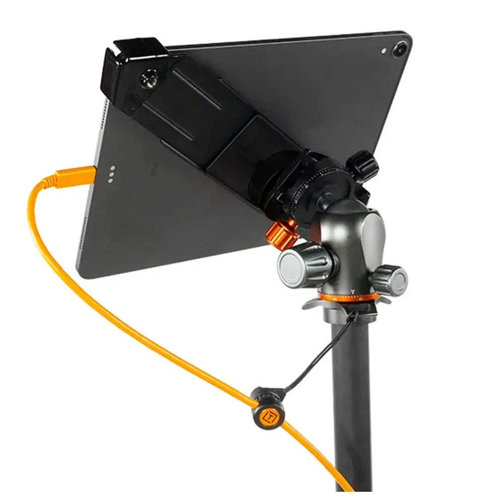 Tether Tools Tetherpro USB-C to 3.0 Micro-B Right Angle 4.6m (Orange) with TetherGuard TG020 - Image 4