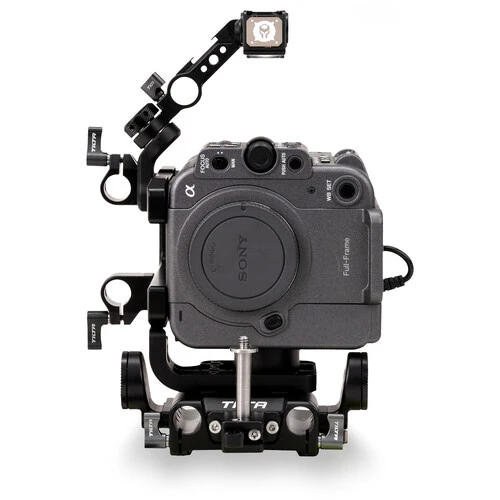 Tilta Camera Cage for Sony FX6 Vertical Mounting Kit - Gold Mount - Image 3