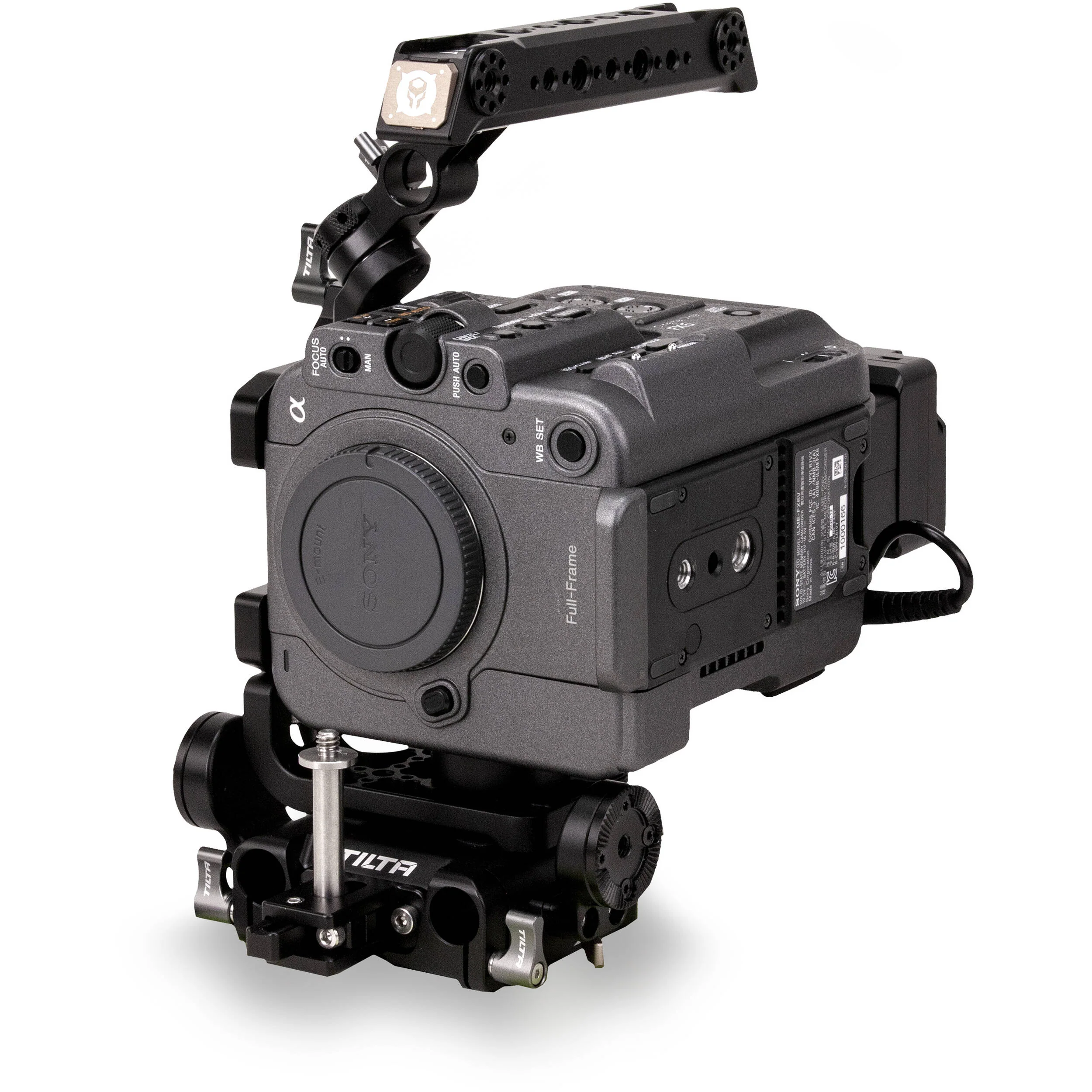 Tilta Camera Cage for Sony FX6 Vertical Mounting Kit - Gold Mount - Image 4