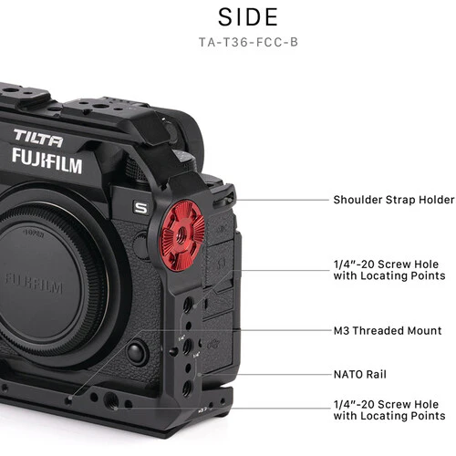 Tilta Full Camera Cage for Fujifilm X-H2S - Black - Image 13