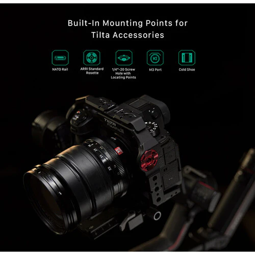 Tilta Full Camera Cage for Fujifilm X-H2S - Black - Image 4