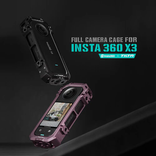 Tilta Full Camera Cage for Insta360 X3 - Black - Image 11