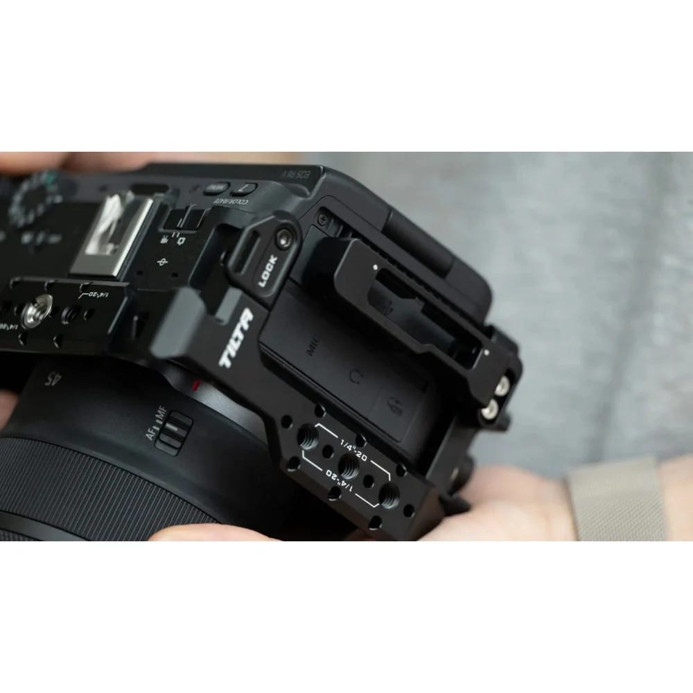 Tilta HDMI Cable Clamp for Canon R6 V - Black - Image 6