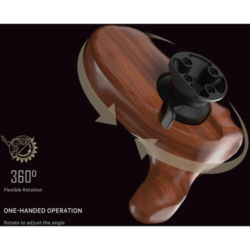 Tilta Tiltaing Advanced Side Wooden Handle Type IX - Black One Pair - Image 5
