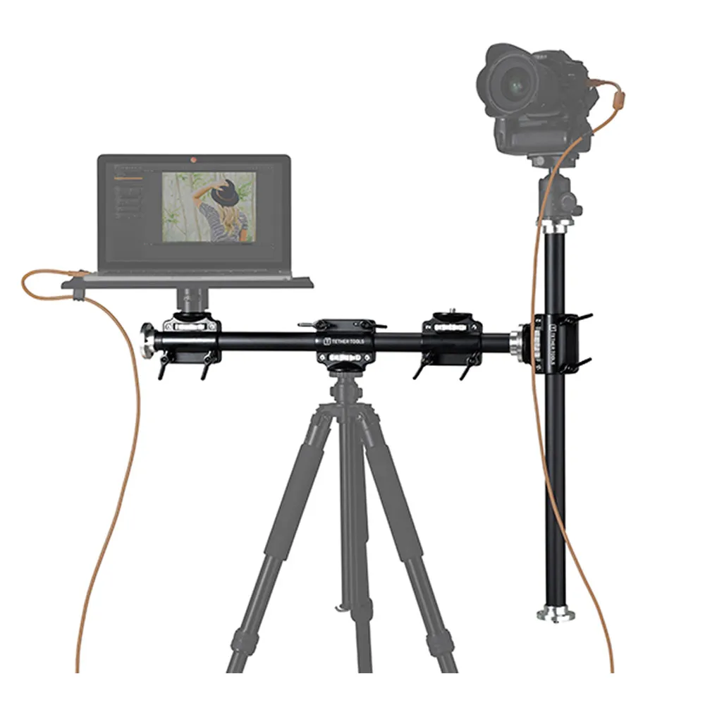 Tether Tools Rock Solid Tripod Crossbar 4-Head + Vert 2 Head