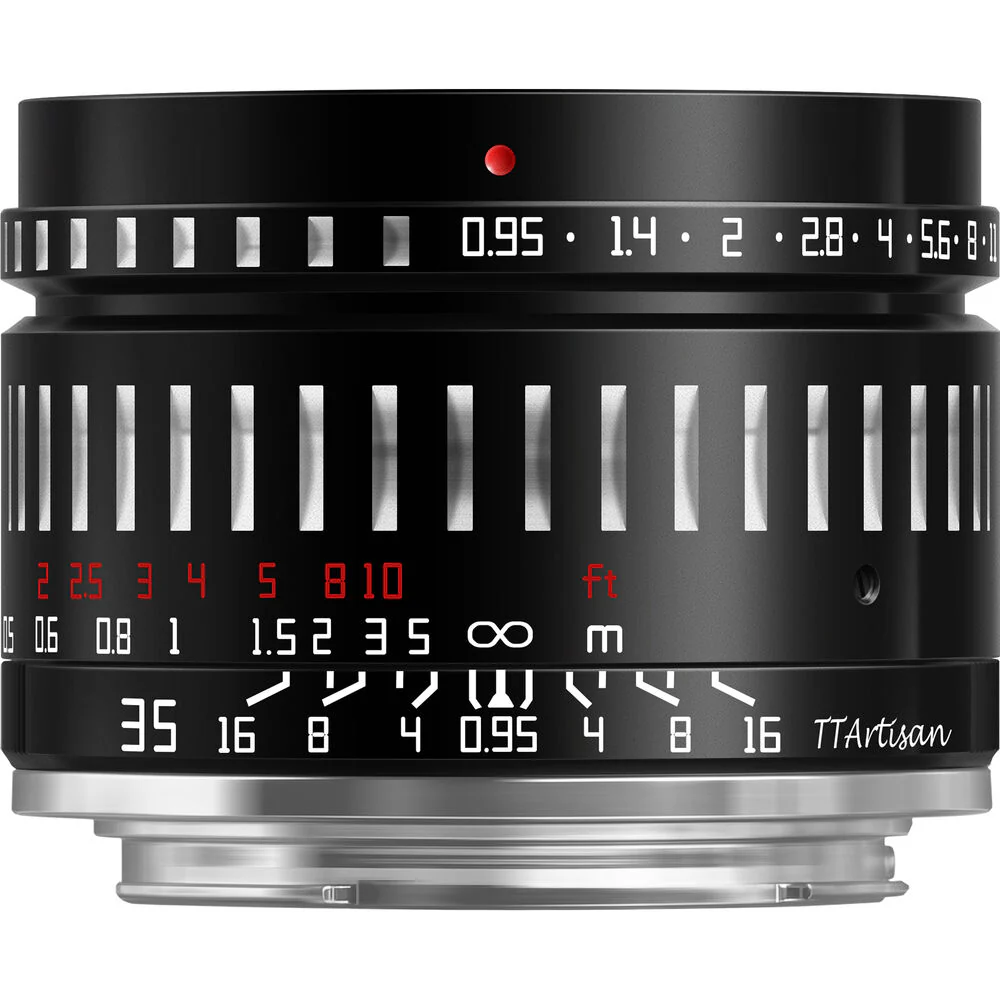 TTArtisan 35mm f/0.95 Lens (Black/Silver) - Image 2