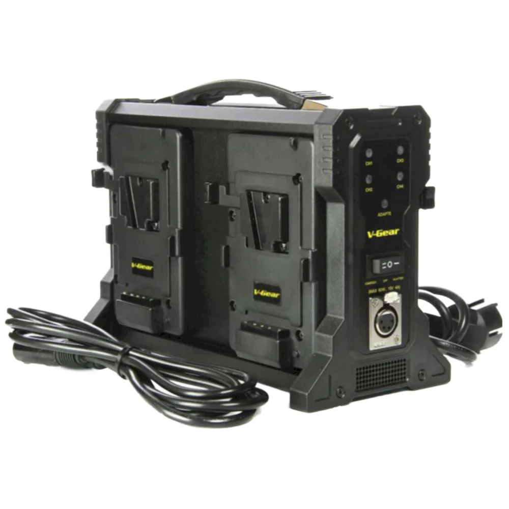 V-Gear VG-4KS Portable Li-ion V-Mount Quad Battery Charger