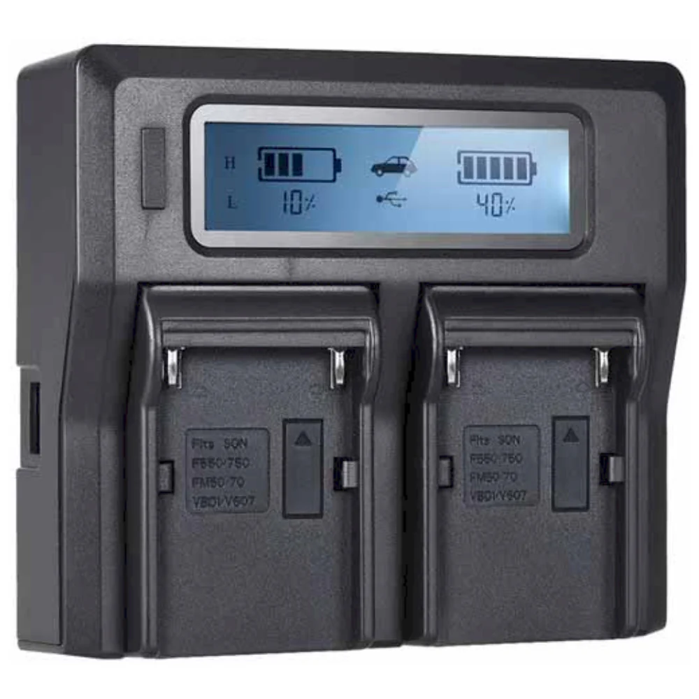V-Gear VG-CHG970 Single Channel Pro Smart Charger for Sony NP-F L-Series Batteries - Image 2