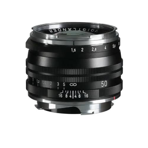 Voigtlander NOKTON Vintage Line 50mm f/1.5 Aspherical II SC Lens (Black) - Leica M Mount
