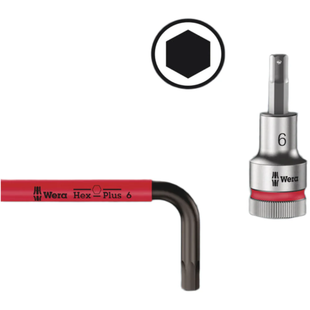 Wera 950/9 Hex-Plus Multicolour 3 L-Key Set Metric Blacklaser 9 Peice - Image 4