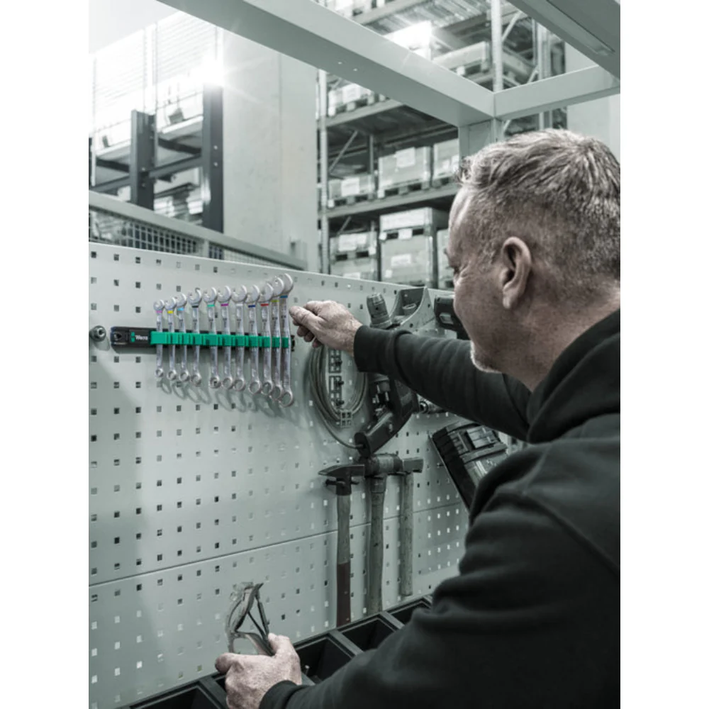 Wera 9630 Magnetic Rail 6000 Joker 1 Combination Spanner Set 11 Peice - Image 4