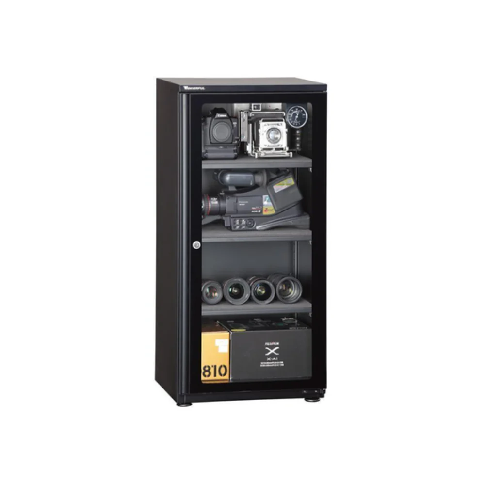 Wonderful AD-139CH, 163 Litre Dry Cabinet with 3 Trays and Digital Hygrometer