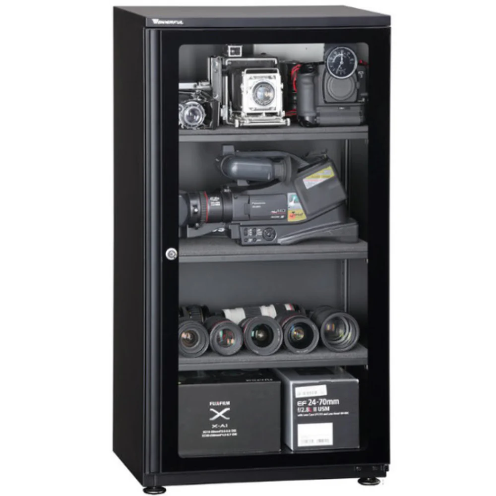 Wonderful AD-159CH, 183 Litre Dry Cabinet with 3 Trays and Digital Hygrometer