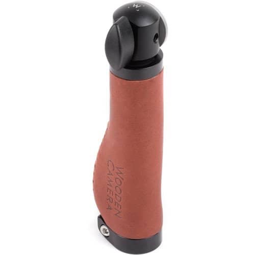 Wooden Camera Rosette Handle (Brown Leather) - Image 2