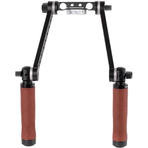 Wooden Camera Rosette Handle Kit (Brown Leather) - Image 2