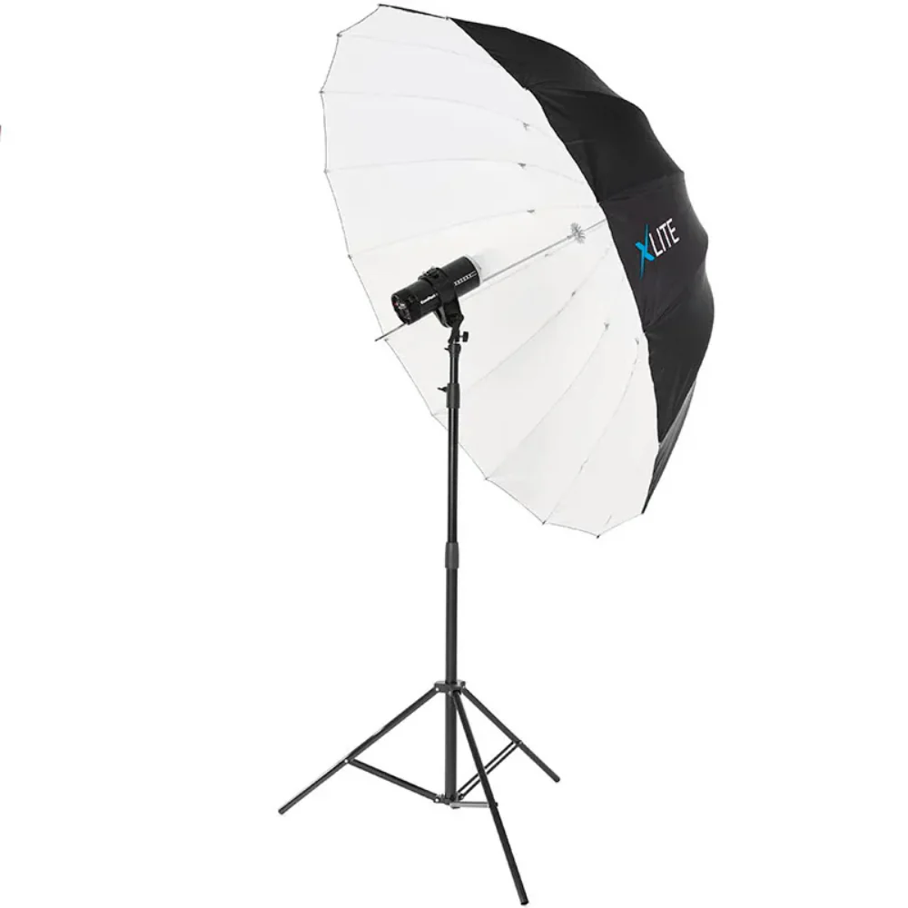 Xlite Deep Parabolic Black/White Umbrella - Image 6