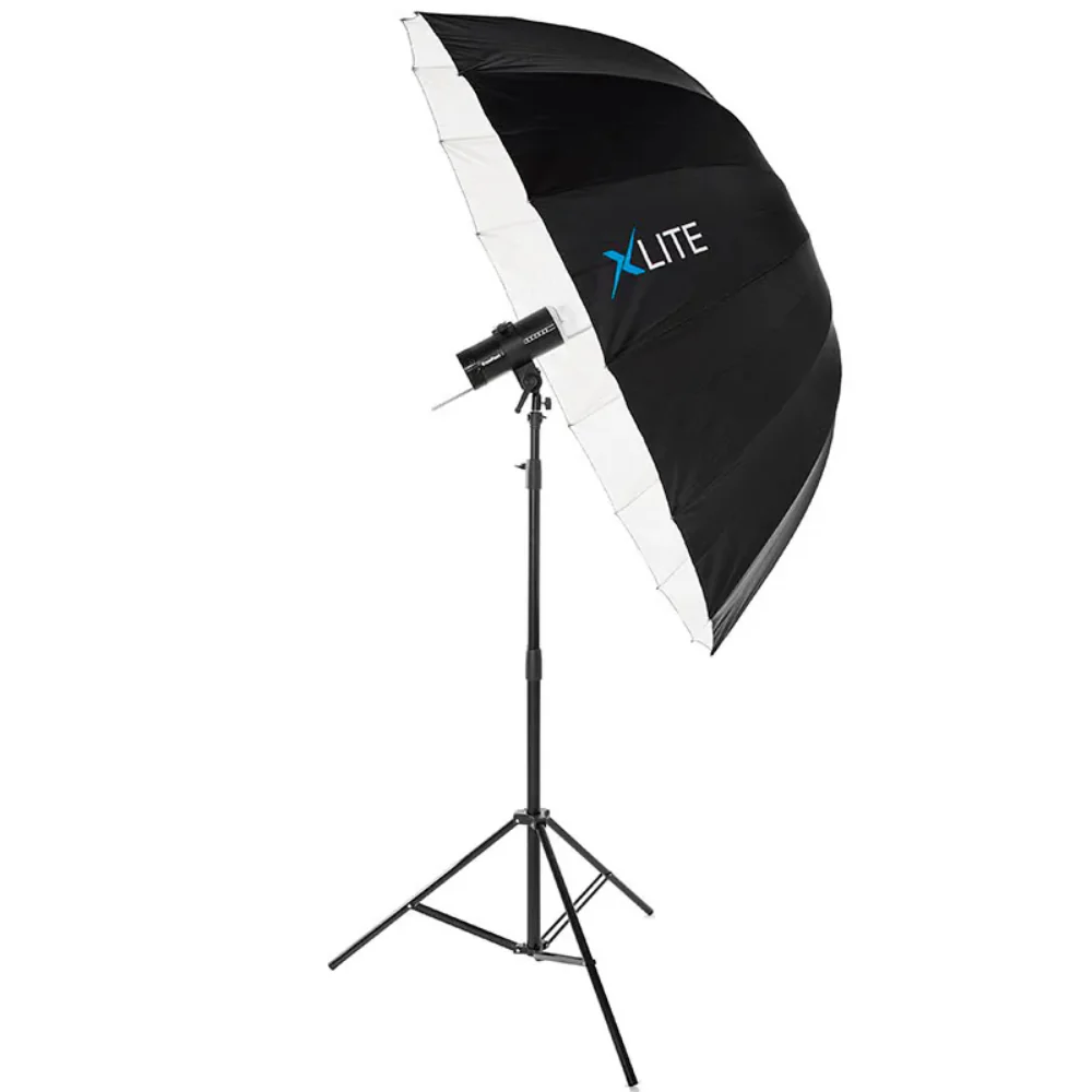 Xlite Deep Parabolic Black/White Umbrella - Image 7