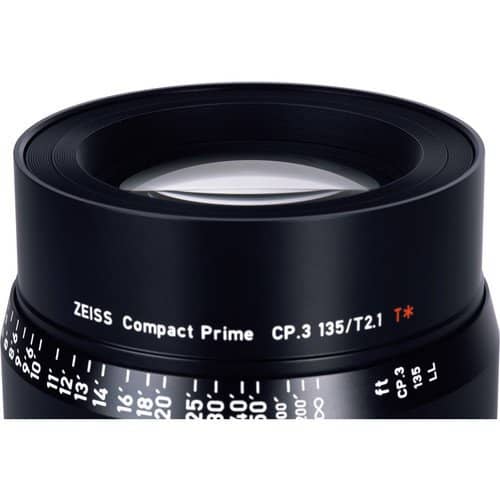 Zeiss CP.3 135mm T2.1 Feet Compact Prime Cine Lens - Canon EF Mount - Image 3