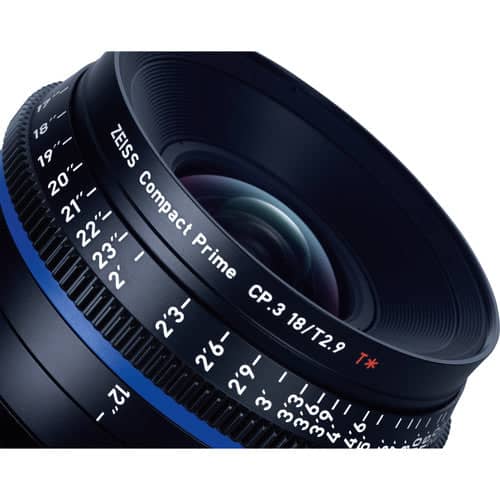 Zeiss CP.3 18mm T2.9 Feet Compact Prime Cine Lens - Canon EF Mount - Image 6