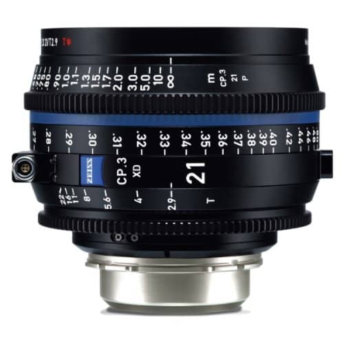 Zeiss CP.3 21mm T2.9 Feet XD Extended Data Compact Prime Cine Lens for PL Mount
