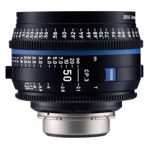 Zeiss CP.3 50mm T2.1 Feet Compact Prime Cine Lens - Canon EF Mount