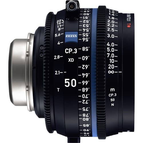 Zeiss CP.3 50mm T2.9 Feet XD eXtended Data Compact Prime Cine Lens for PL Mount - Image 2