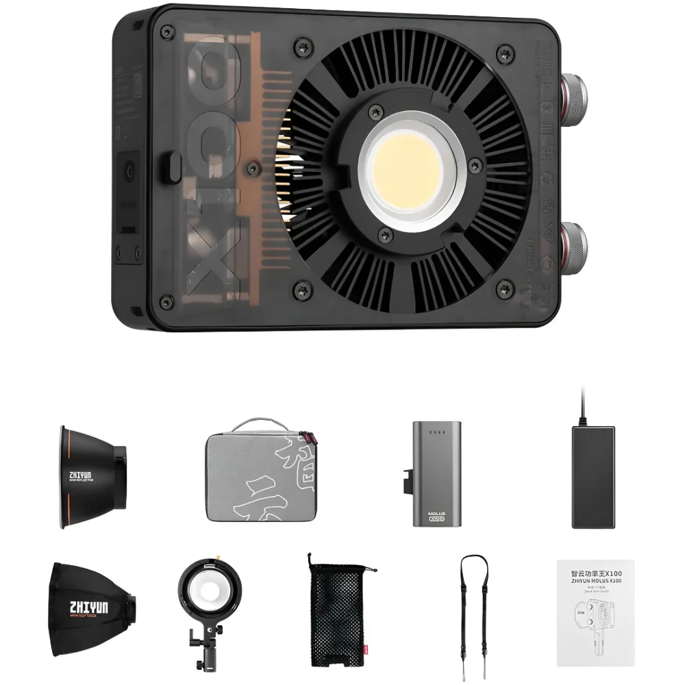 Zhiyun Molus X100RGB COB Light Pro Set - Image 2