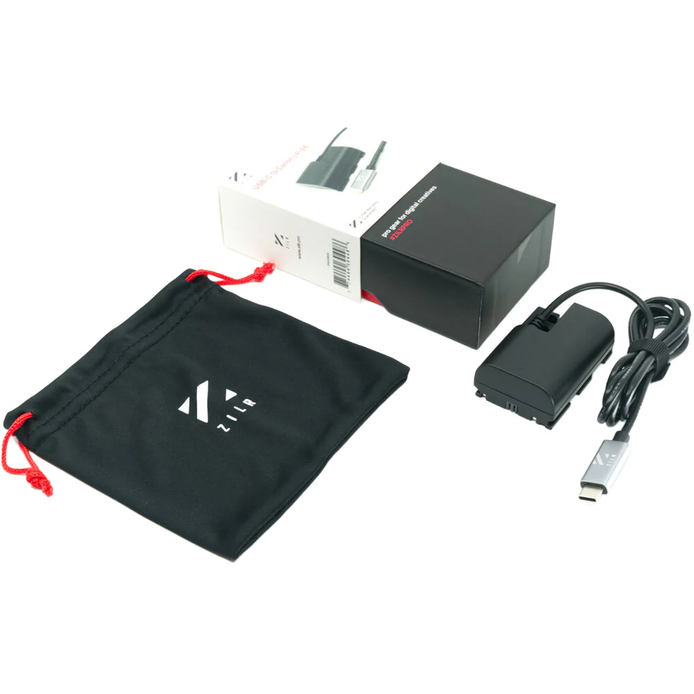 ZILR USB-C to Canon LP-E6 Dummy Battery Cable - Image 2